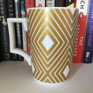 Starbucks Mug Rosanna White and Gold Diamond